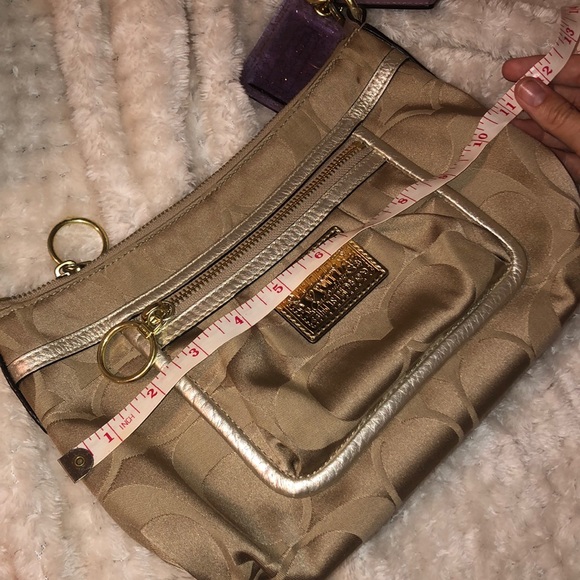 Coach Poppy Monogram Handbag Bag - Picture 10 of 11